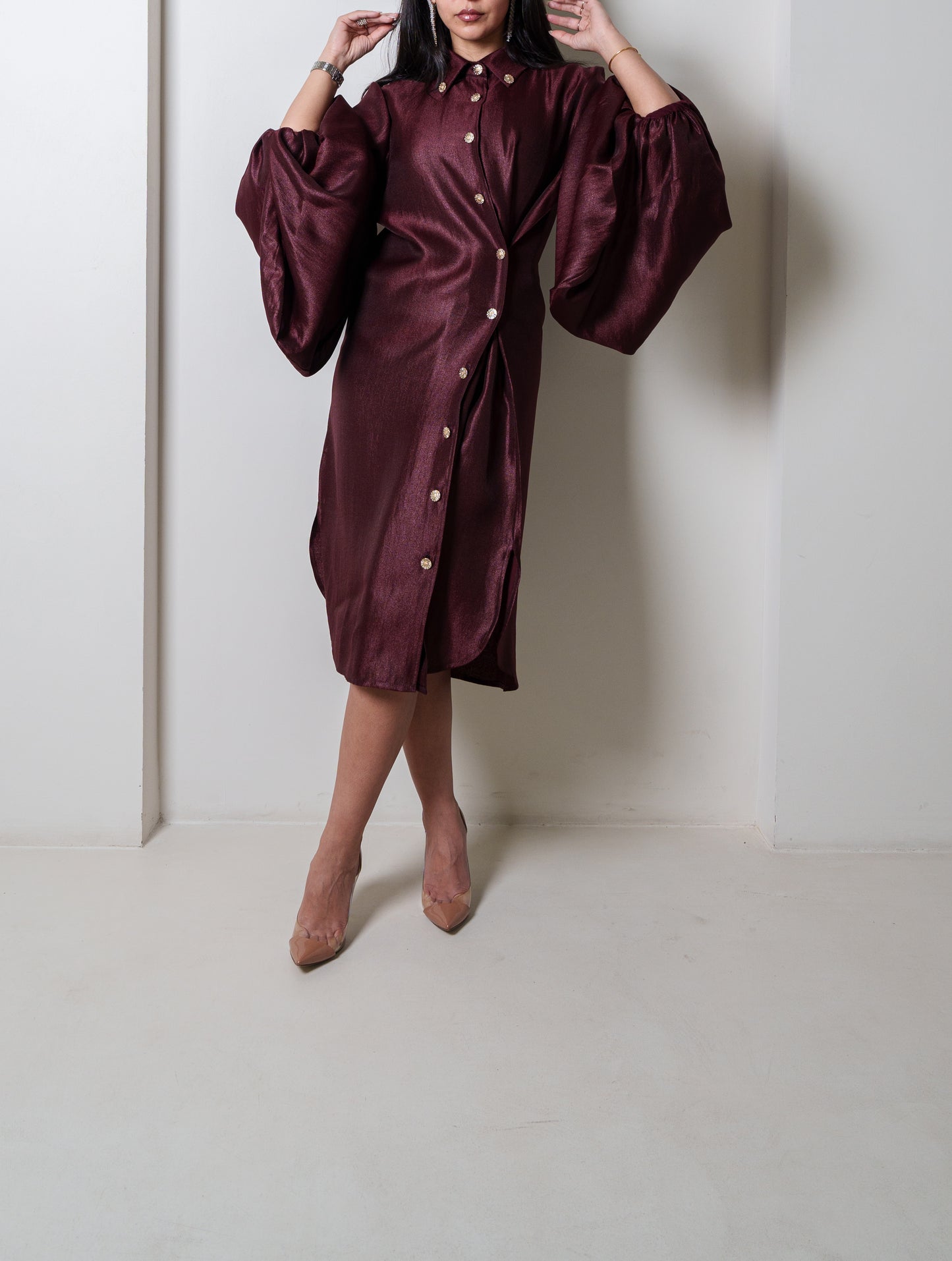 Maroon Dress